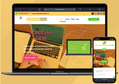 Sitio Web Academia Ciem