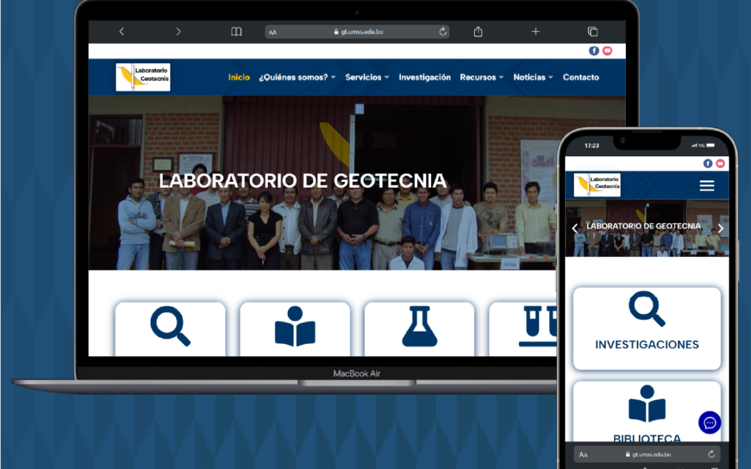 Rediseño del Sitio Web del Laboratorio de Geotecnia