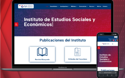 Sitio Web Instituto de Estudios Sociales y Económicos