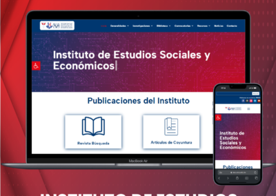 Sitio Web Instituto de Estudios Sociales y Económicos